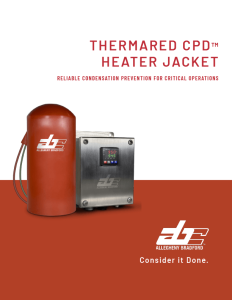 Heater Jacket Brochure-cover ThermaRed Heater Jacket Brochure